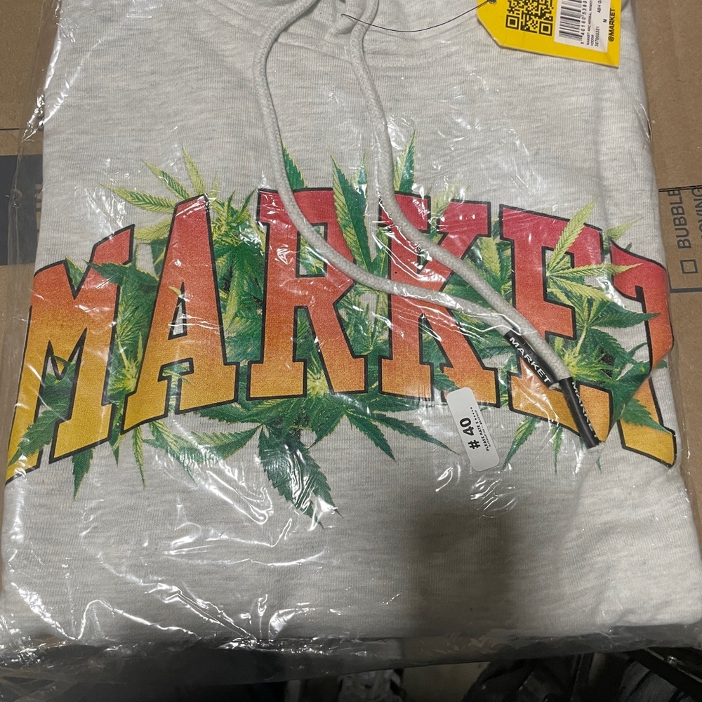 Arket Brown Hoodie with Vibrant Graphic